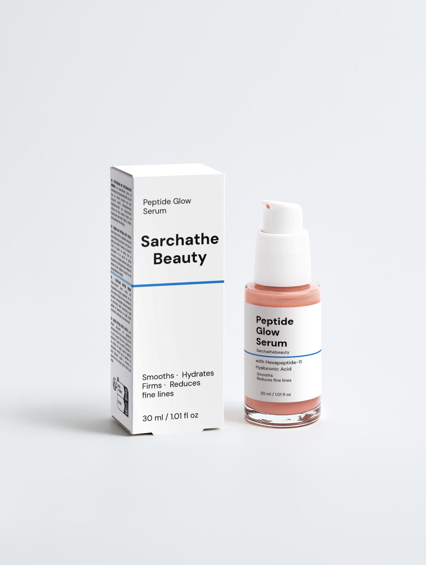 Peptide Glow Serum – Anti-aging & Fukt | Sarchathe beauty skincare