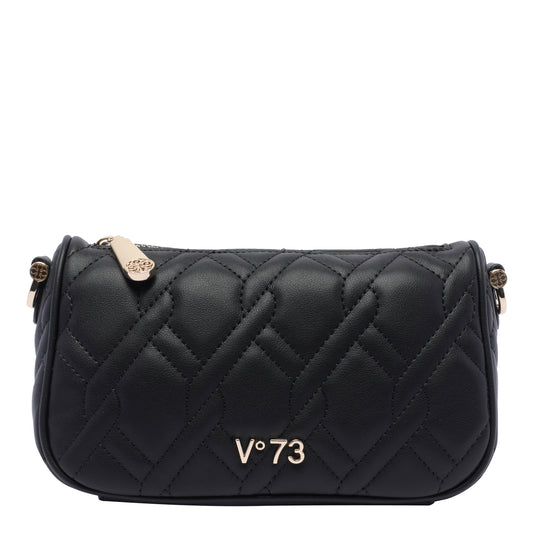 V°73 Quilted Black Office & Evening Bag